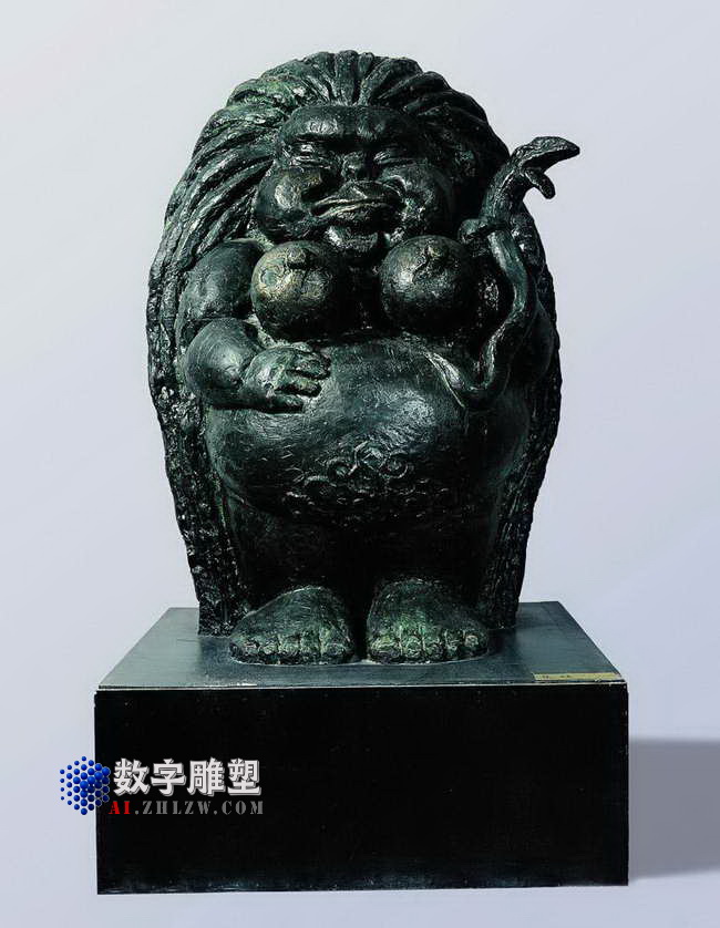 3D数字雕塑和AI艺术