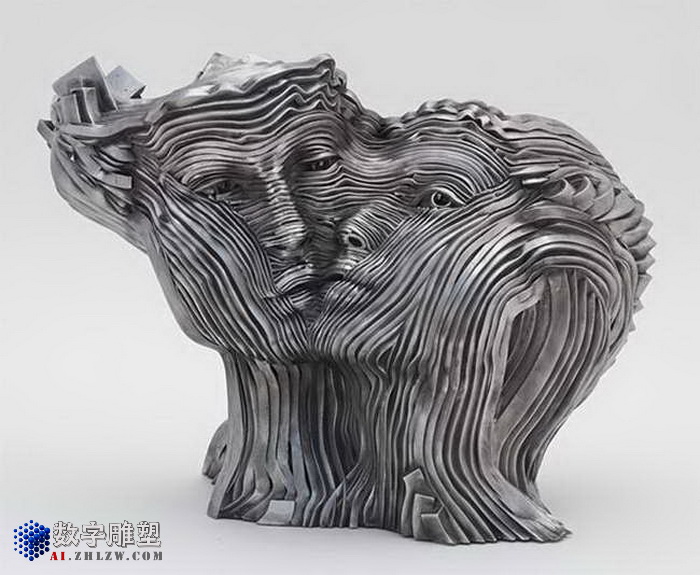 雕塑家吉尔·布鲁维尔极度金属冲击艺术作品