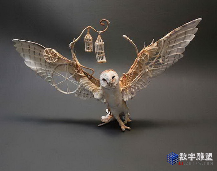 艺术家朱厄特的幻想雕塑