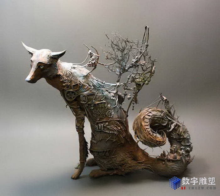 艺术家朱厄特的幻想雕塑