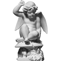 小天使帕克雕塑3D